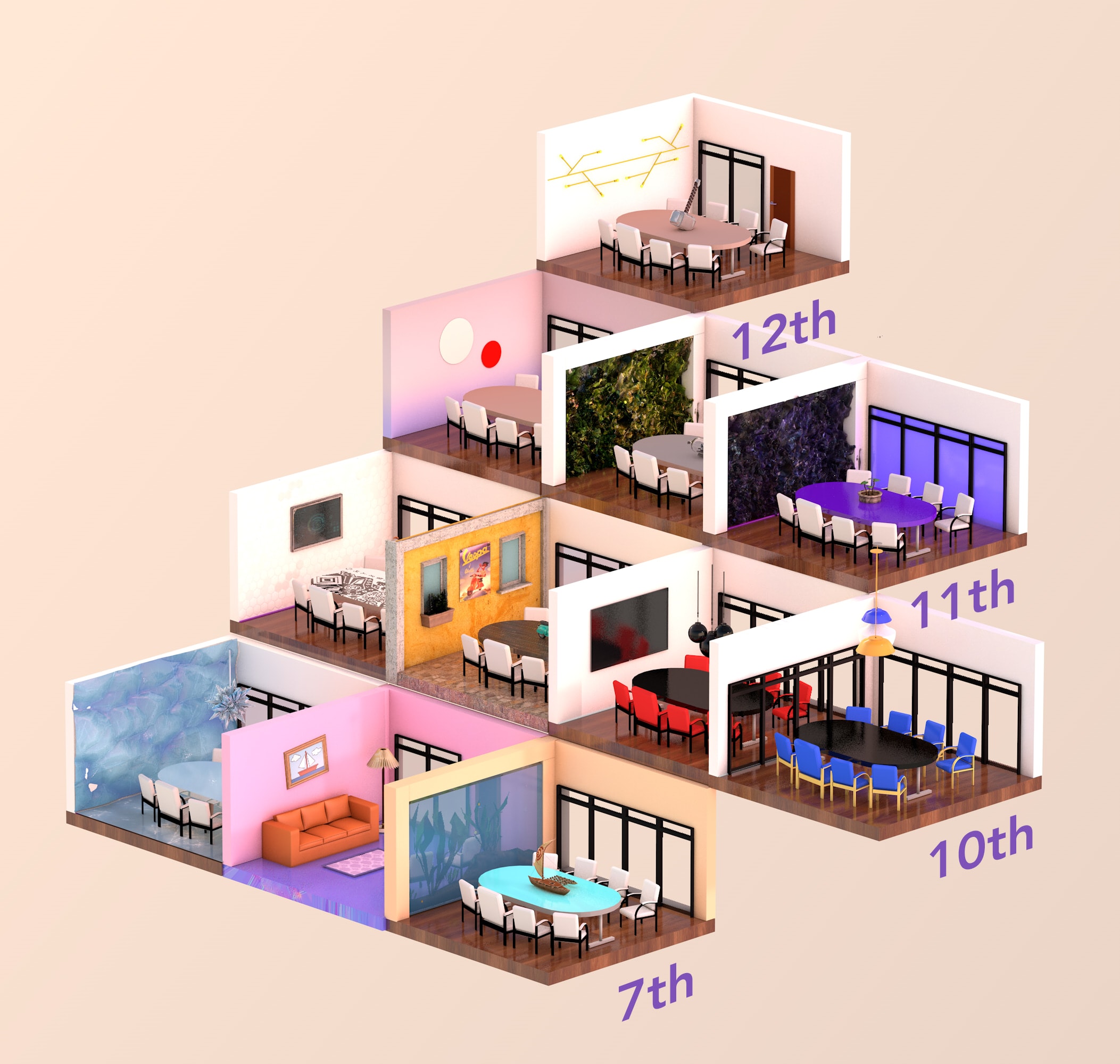 Disney Brazil Office: Themed Spaces, imagem 32