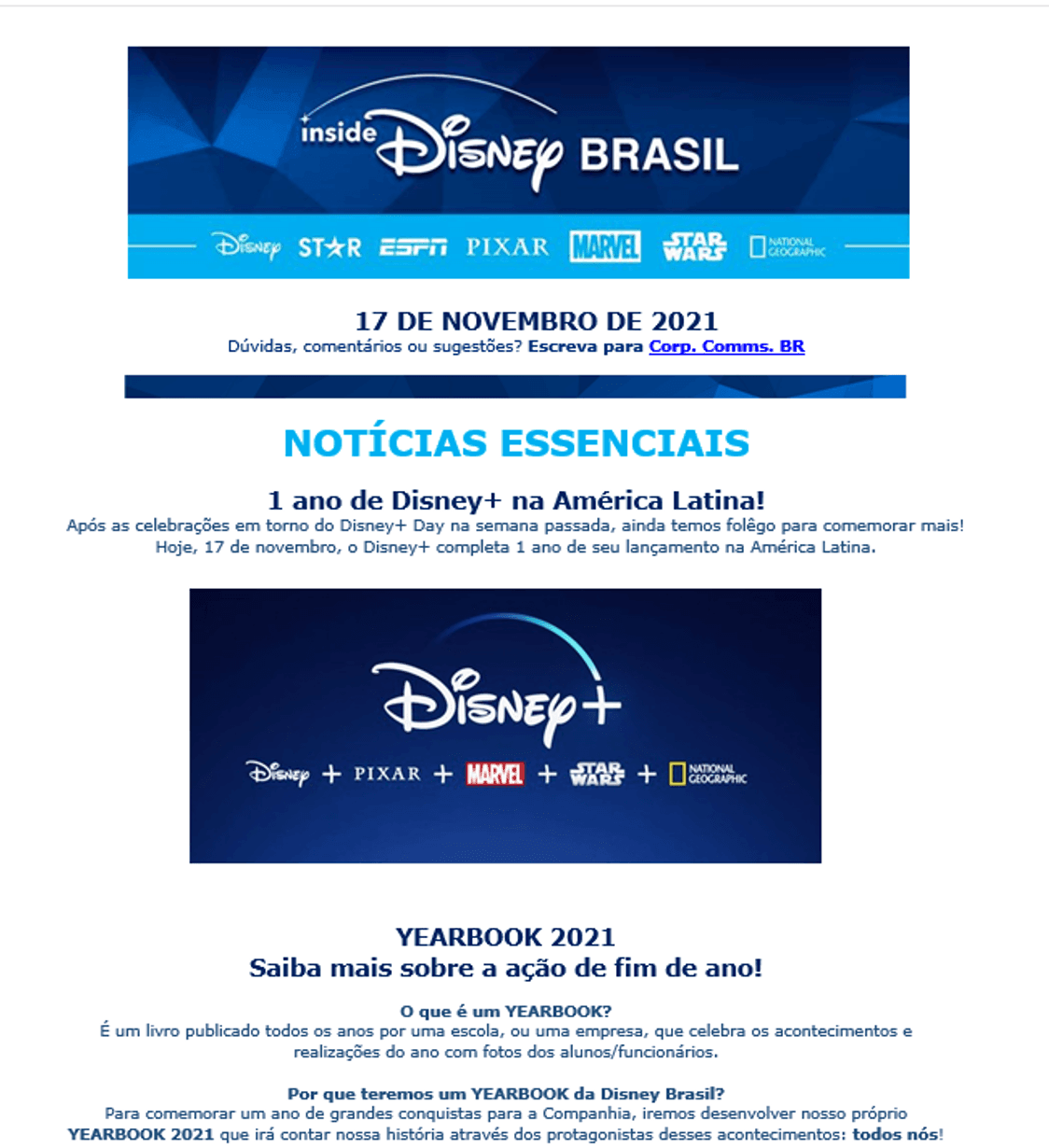 Disney's Newsletter Rebranding, imagem 9